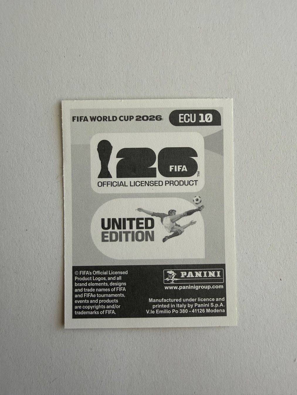 Panini Carte collezionabili: Franco ECU10 - Panini CH Edition WM 2026 – Nuovo (secondo la descrizione) da Grenchen venduto da nicus_aveiro 1