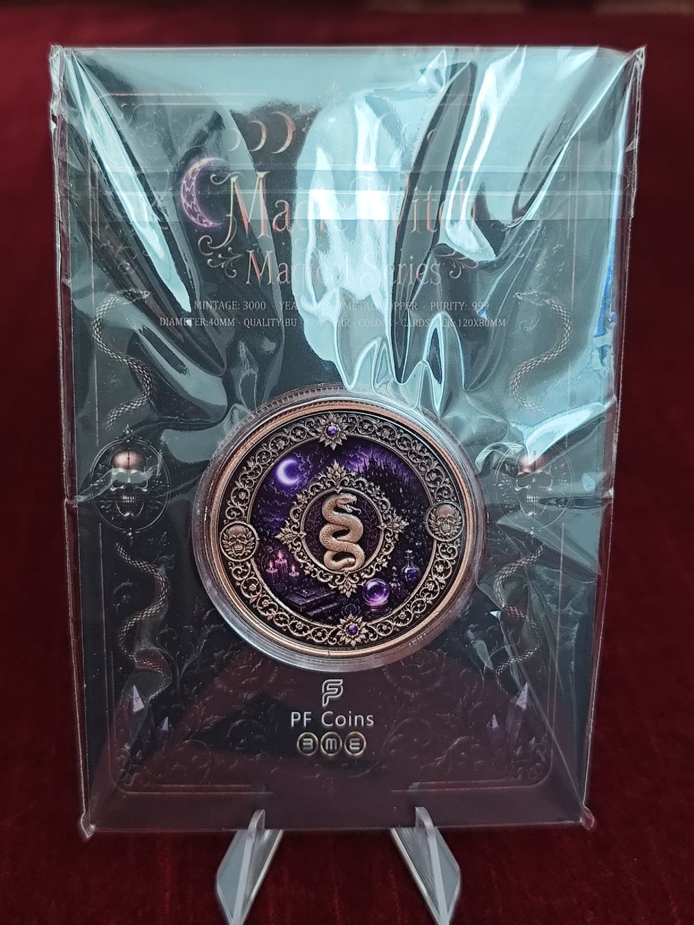 Tutti le monete: 1 OZ Kupfermünze Magic Witch – Nuovo e nell'imballaggio originale da Diepoldsau venduto da Unique-Coins 2