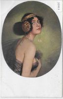 Frauen-Portrait - Künstlerkarte