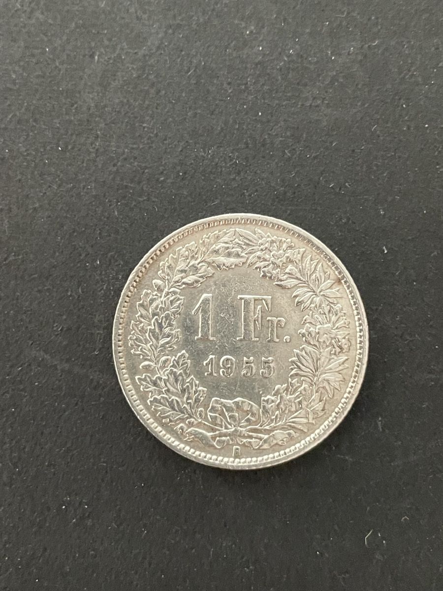 Tutti le monete: 1.- Silber CH Jahr 1955 – Usato da Meierskappel venduto da Hala03 1