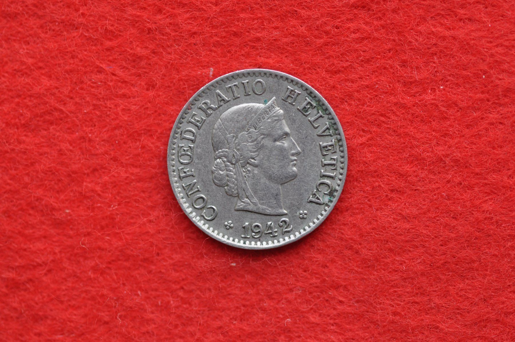 Tutti le monete: 5 rappen 1942 – Usato da Laupen BE venduto da Gufi57