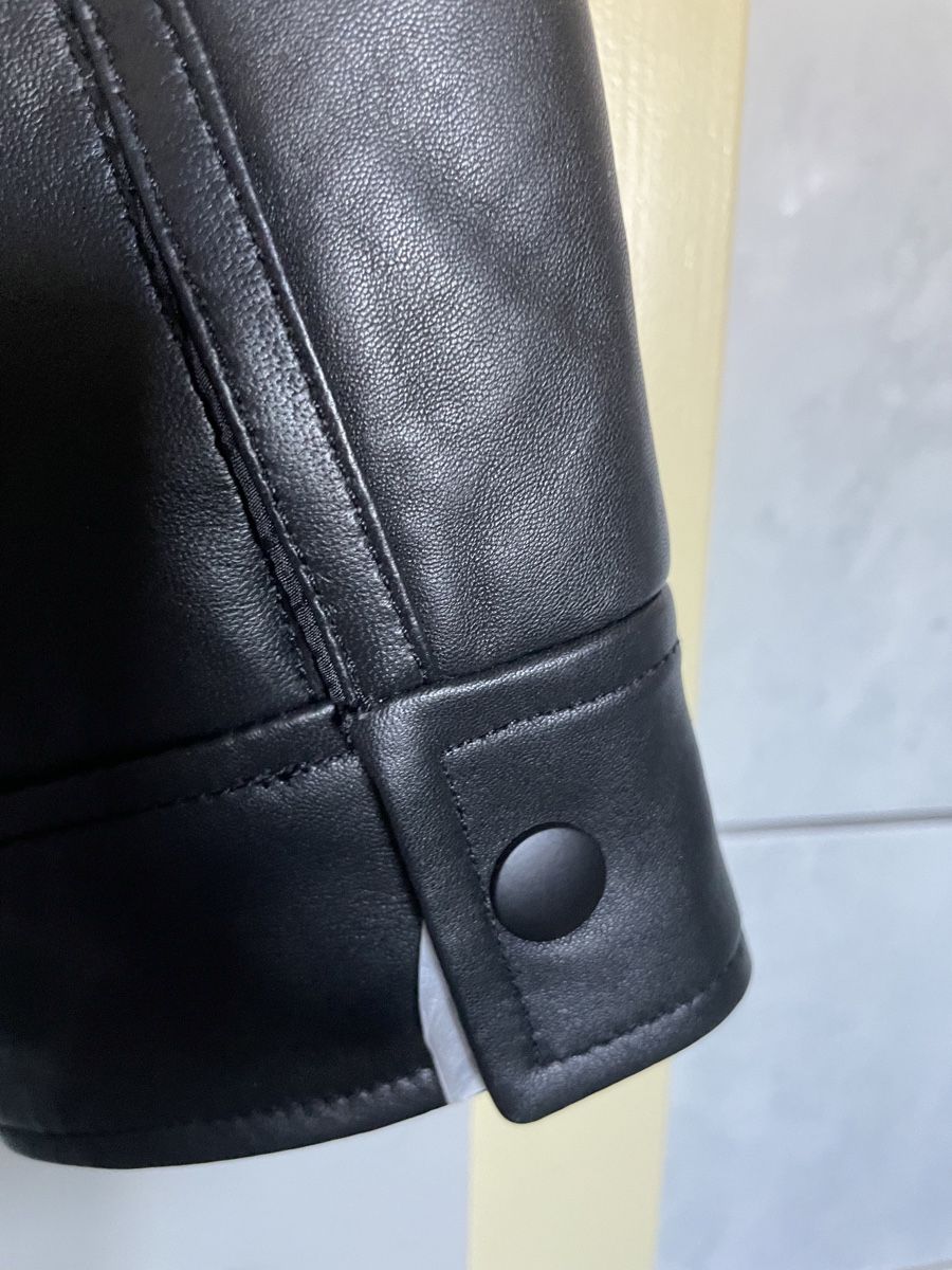 Jacken: Veste en cuir Object avec fourrure, T.36 NEUVE – Neu und originalverpackt aus Vuadens von Nina11 5