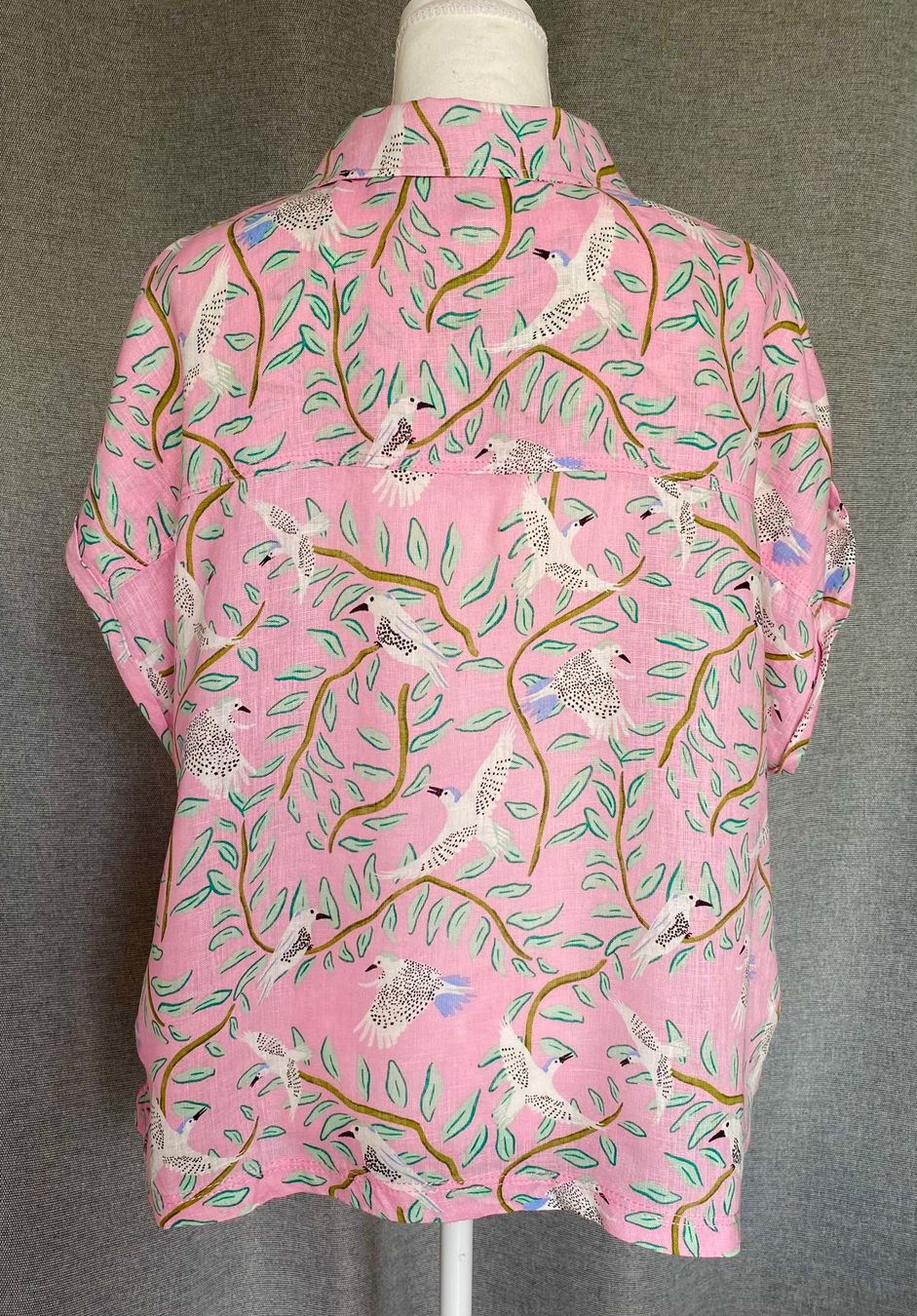 Camicette: Cynthia Rowley Leinenbluse Grösse XL – Usato da Oberwil BL venduto da Leni-Mischi 1