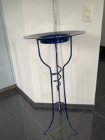 Decoständer Metall blau rund gebraucht