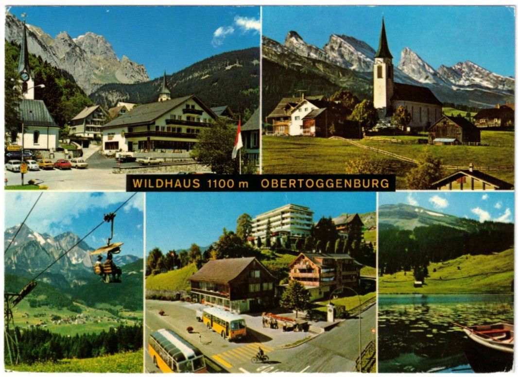 Cartoline postali: Wildhaus - 5 Bild AK – Usato da Binningen venduto da Mountainrider