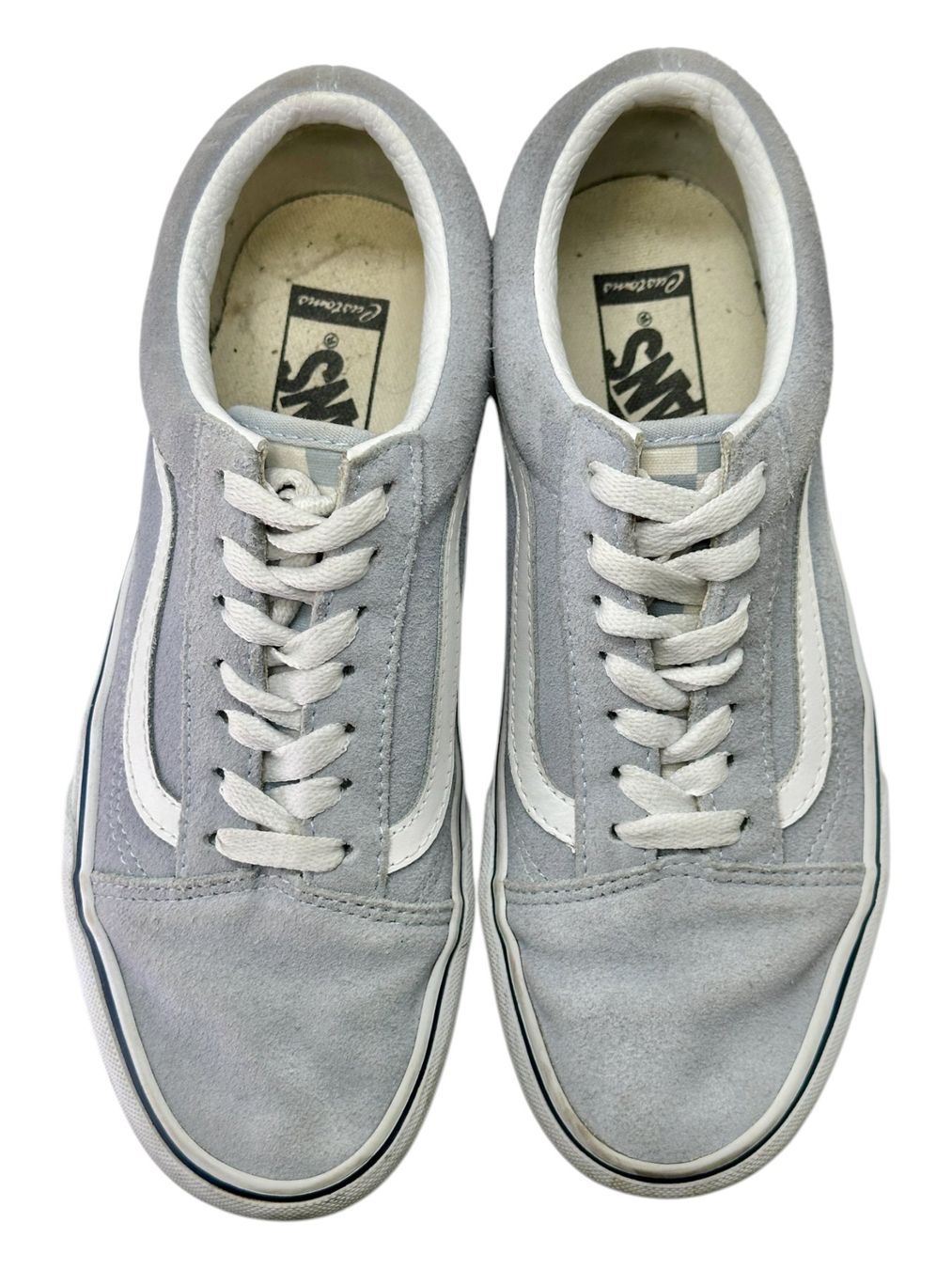 Vans Scarpe da donna: Vans Old Skool cuir gris. Pointure 37 – Usato da Morges venduto da DidisLuxeFinds 3