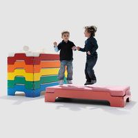 2x Müller Stapelliege Kinder 70x140 + Rausfallschutz