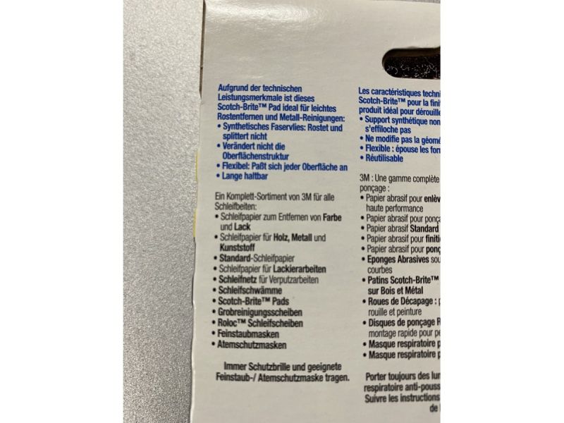 Smerigliatrici & Lucidatrici: Neue Metallschliff Pad 3Stk. – Nuovo e nell'imballaggio originale da Necker venduto da liq24 2