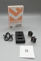2 Stck. K&F Canon NB-13L Ersatzakku +LCD Dual Slot Ladegerät