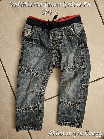 Gefütterte Hose Grösse 86/92