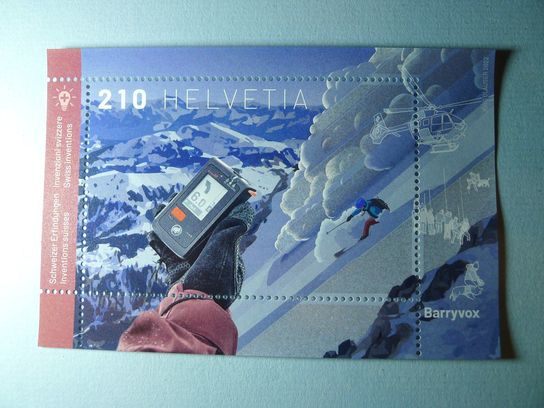 Tutti i francobolli: 2022 Barryvox Sonderblock Briefmarke postfrisch ** – Usato da Dagmersellen venduto da Zwitschzwitsch
