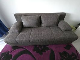 Schlafsofa mit Bettkasten - 200 × 80 cm - guter Zustand