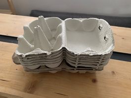 Eierkartons aus Pappe für 6 Eier, neuer  Zustand