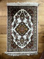 Orientteppich aus Kaschmir, Seide, Handarbeit