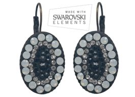 Vintage Ohrring  mit Swarovski Crystal