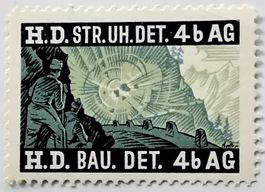 Soldatenmarke 2.WK, HD Str Unterh Det 4b AG, Wi HD-Bau 26
