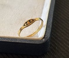 Amerikaner Vergoldeter Ring aus 925er Silber Grösse 54