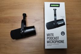 Shure MV7X Podcast Mikrofon mit OVP