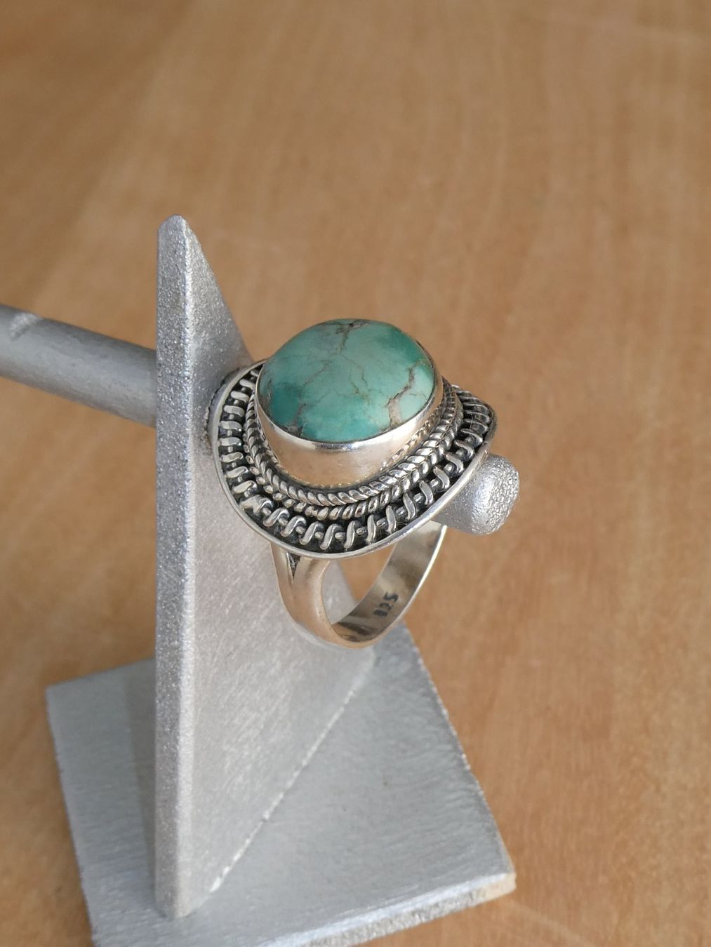 Ringe: Silberring 925 mit blau grünem Türks – Gebraucht aus Beromünster von legolas_mt-gd 4