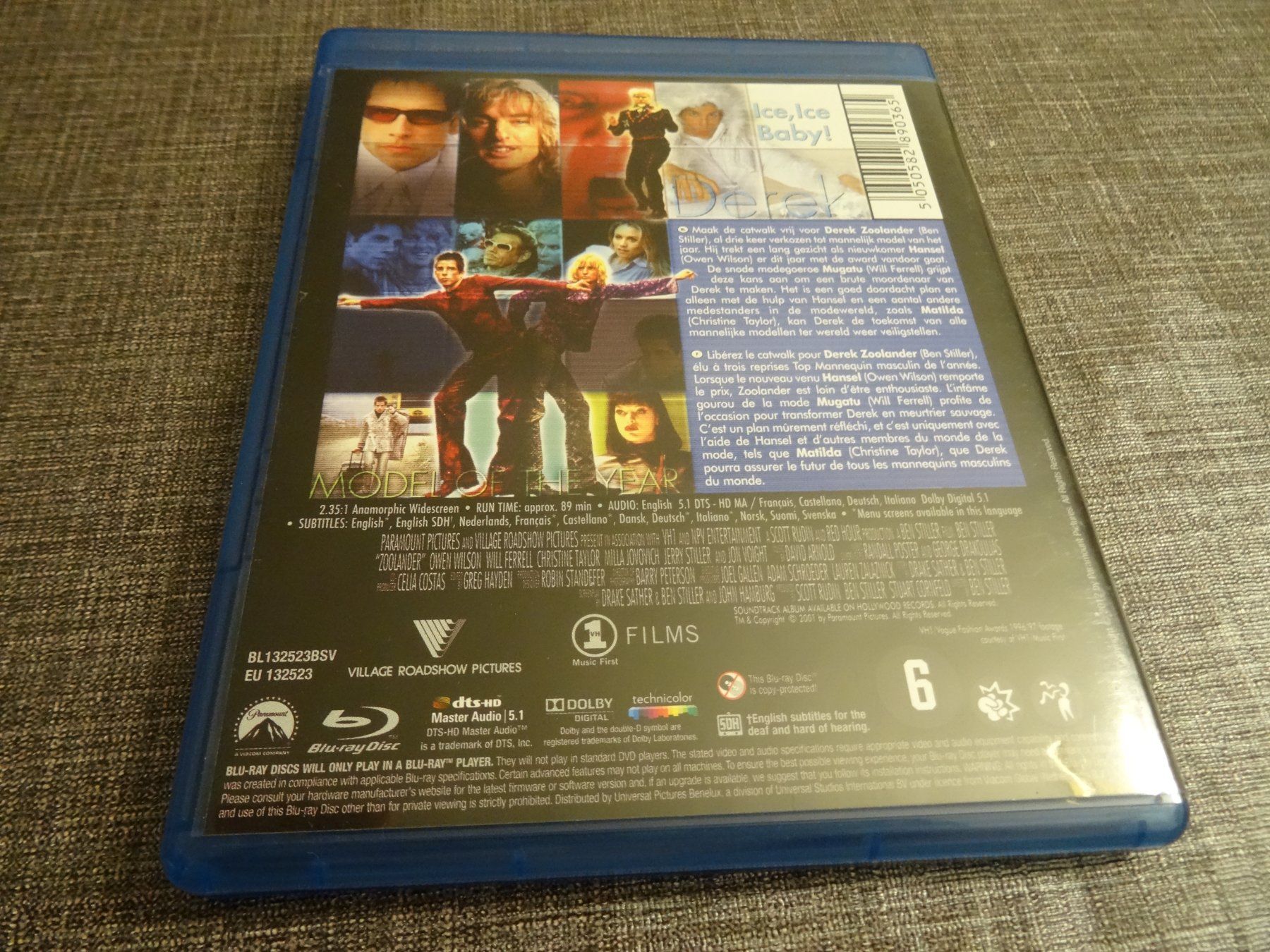 Tous les DVDs: Zoolander Blu-ray Film Ben Stiller – D'occasion à Olten par Disc-Verkauf 2