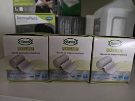 8x Flawa FIXELAST Fixierbinde 6 cm × 10 m