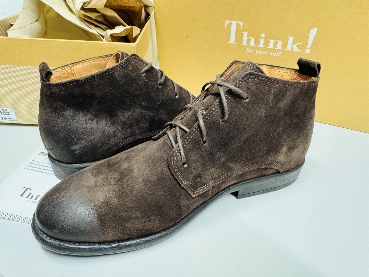 Think Scarpe da uomo: Bottines Think! daim marron automne pointure 41 – Nuovo e nell'imballaggio originale da Brügg BE venduto da Goob 3