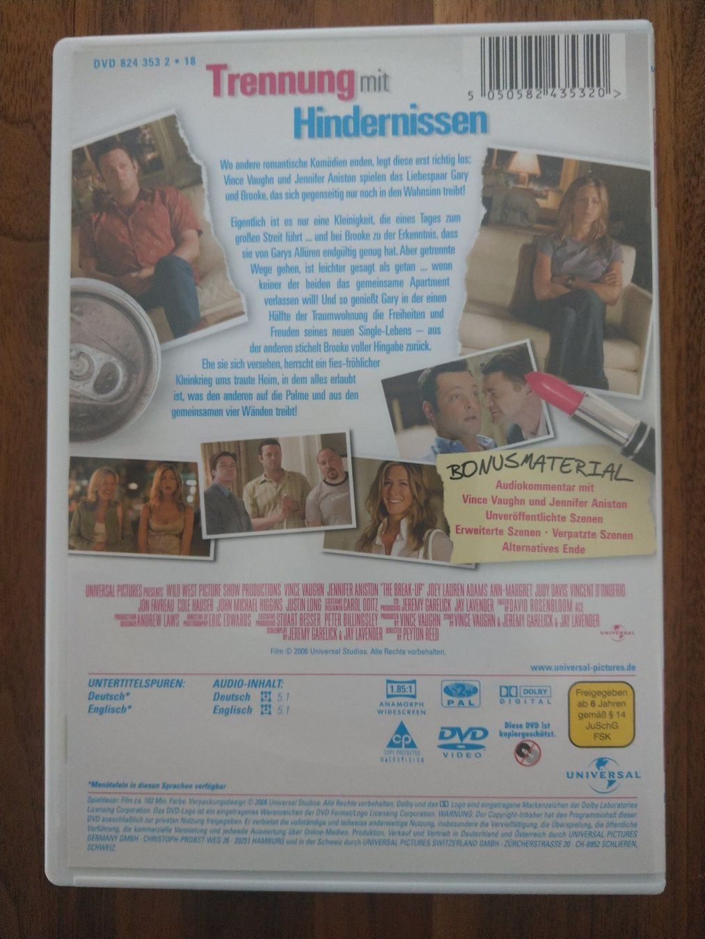 Alle DVDs: DVD - Trennung mit Hindernissen – Gebraucht aus Rheinfelden von FilmAuktion 1
