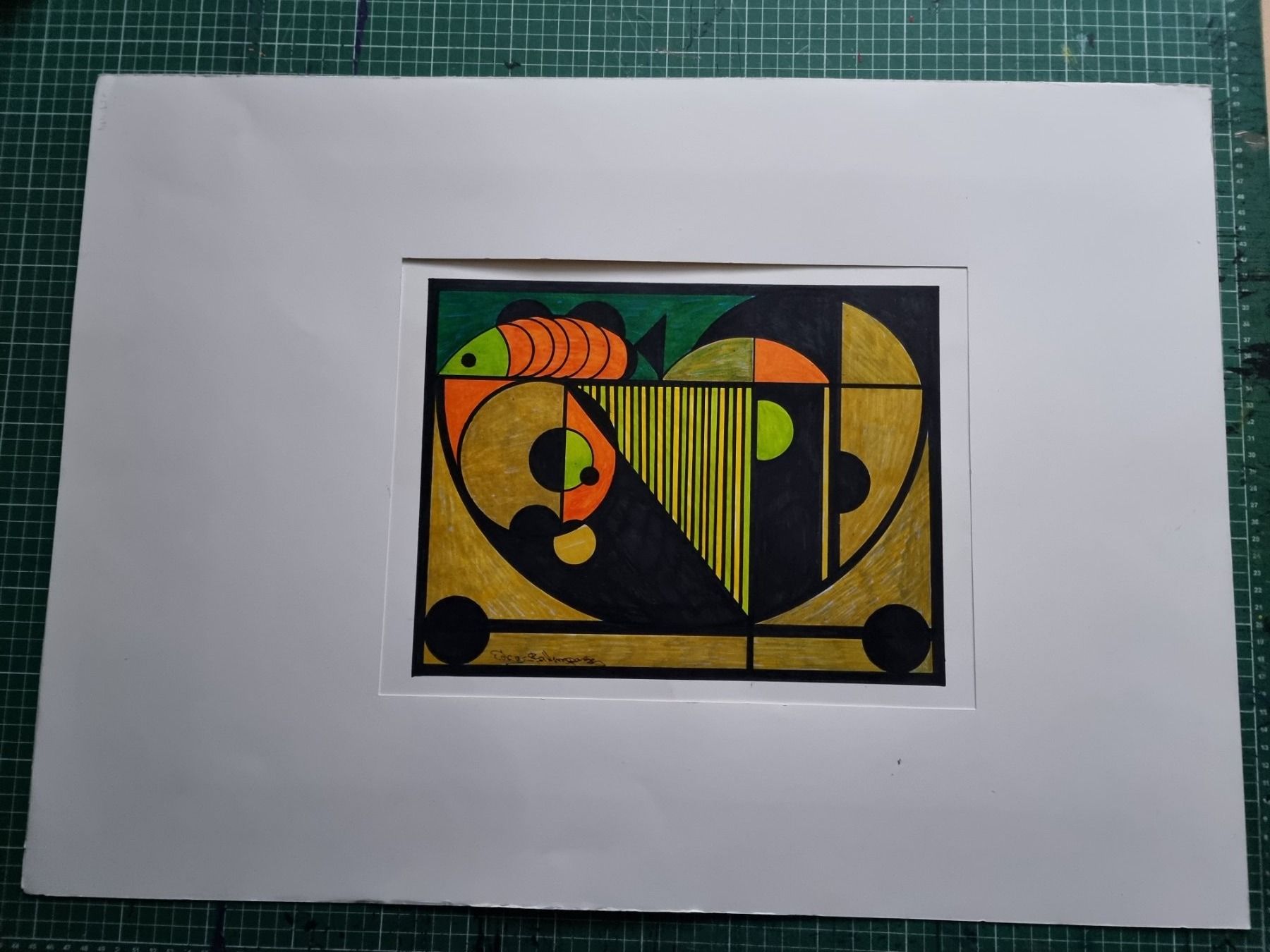 Posters & Illustrations: EDGAR BALTENSPERGER ORIGINAL MISCHTECHNIK SIGNIERT – D'occasion à Gersau par grafik-kunst 1