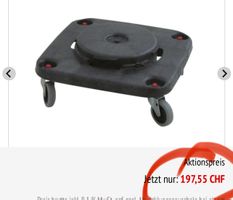 4stk neuw. Rubbermaid Fahrgestell für Rechteck-Behälter, Pol