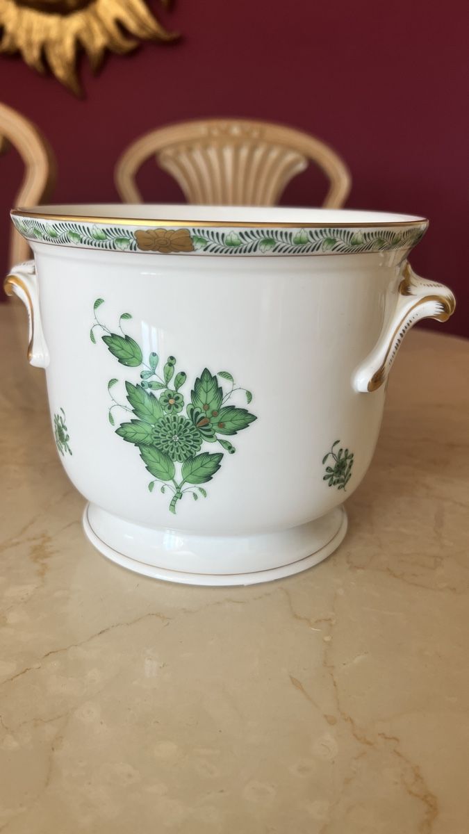 Herend Pots de fleurs: Edler Herend Blumenübertopf – Neuf (Voir description) à Zürich par Raudele