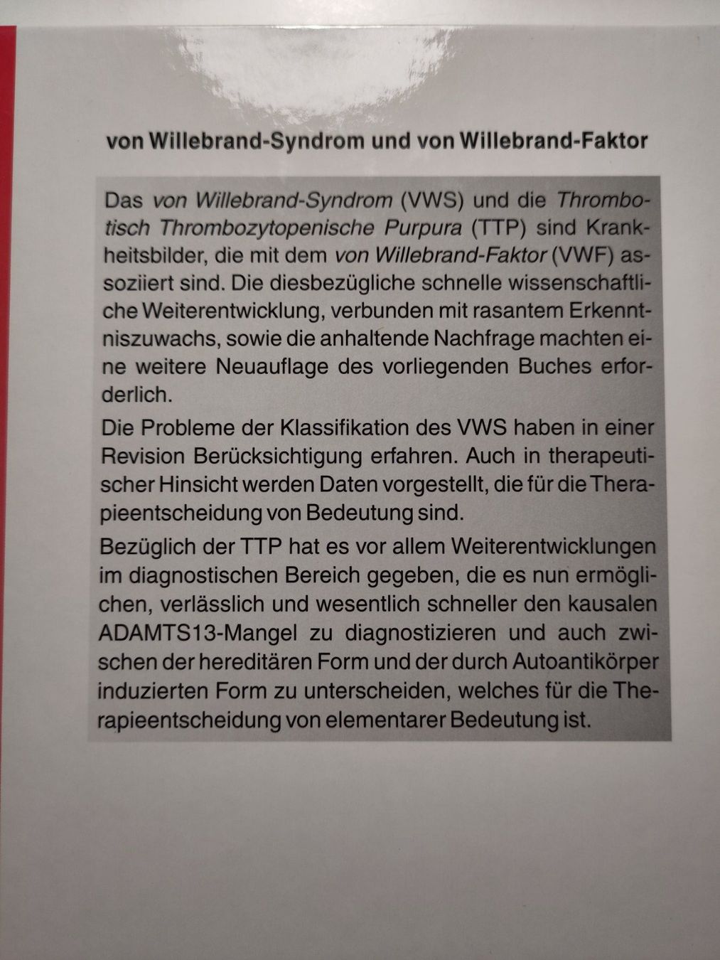 Libri: Von Willebrand-Syndrom – Nuovo (secondo la descrizione) da Bülach venduto da Tiefschlaflos 1