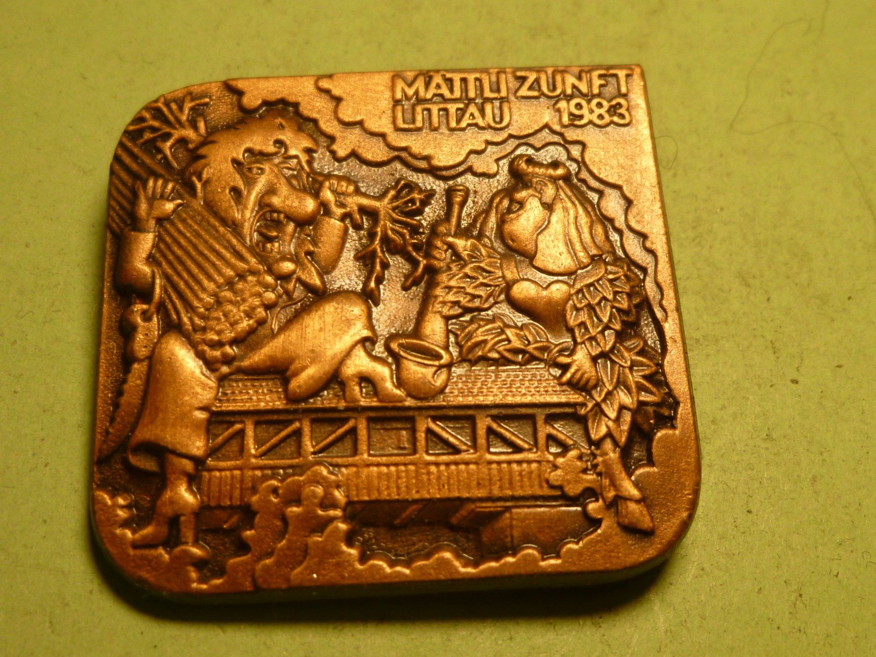 Placchette & Badge: LITTAU 1983 BRONZE – Usato da Ried (Muotathal) venduto da Mandarin02