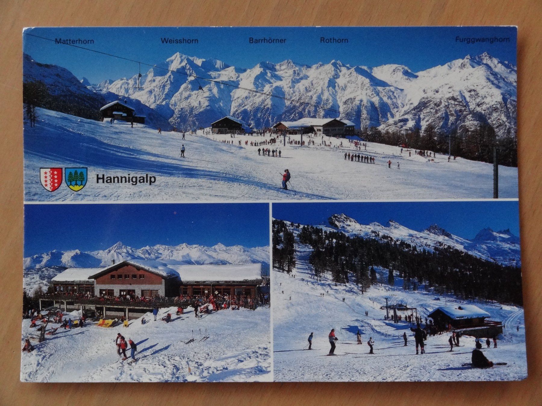 Cartoline postali: Grächen - Hännigalp - 1994 – Usato da St Léonard venduto da Riglin