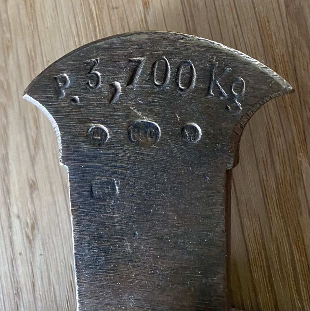 Bilance e pesi: Antike Balkenwaage ca. 1850 – Usato da Geroldswil venduto da Marlenca 4