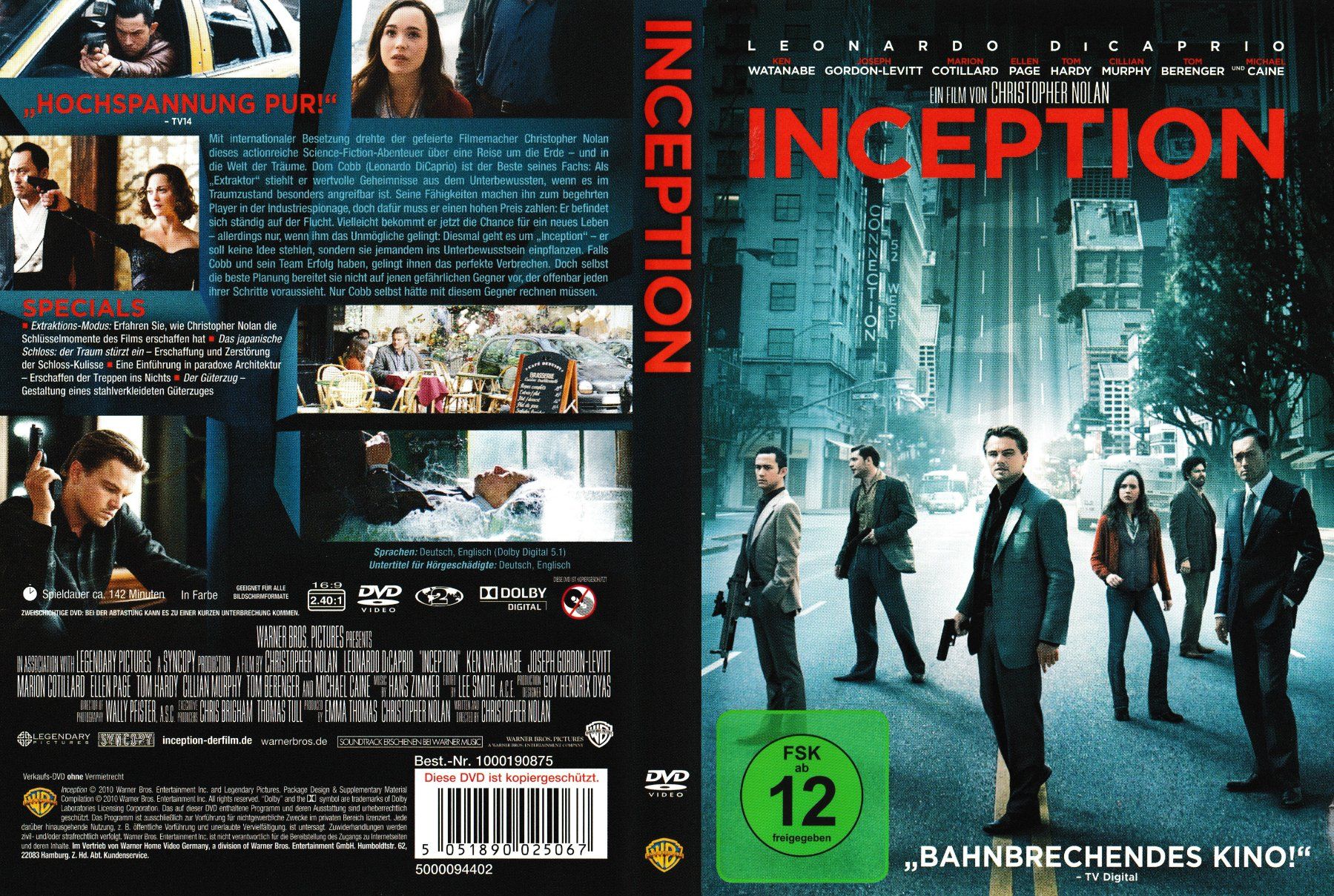 Tutti i DVDs: DVD - Inception – Usato da Langnau am Albis venduto da MediaRescuerKeLoX
