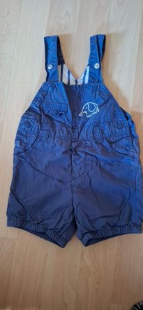 Latzhose, Sommer, Gr.74, Pusblu, Elefant