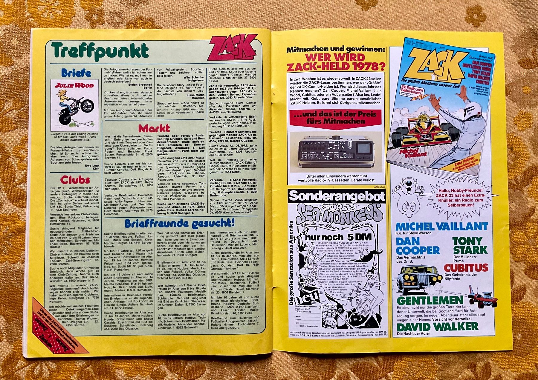 Comics: Zack Heft Nr 22 von 1978 – Gebraucht aus Endingen von nathan05 8