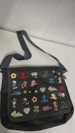 Schwarze Schultertasche mit Schaf-Motiv NICI 🐑