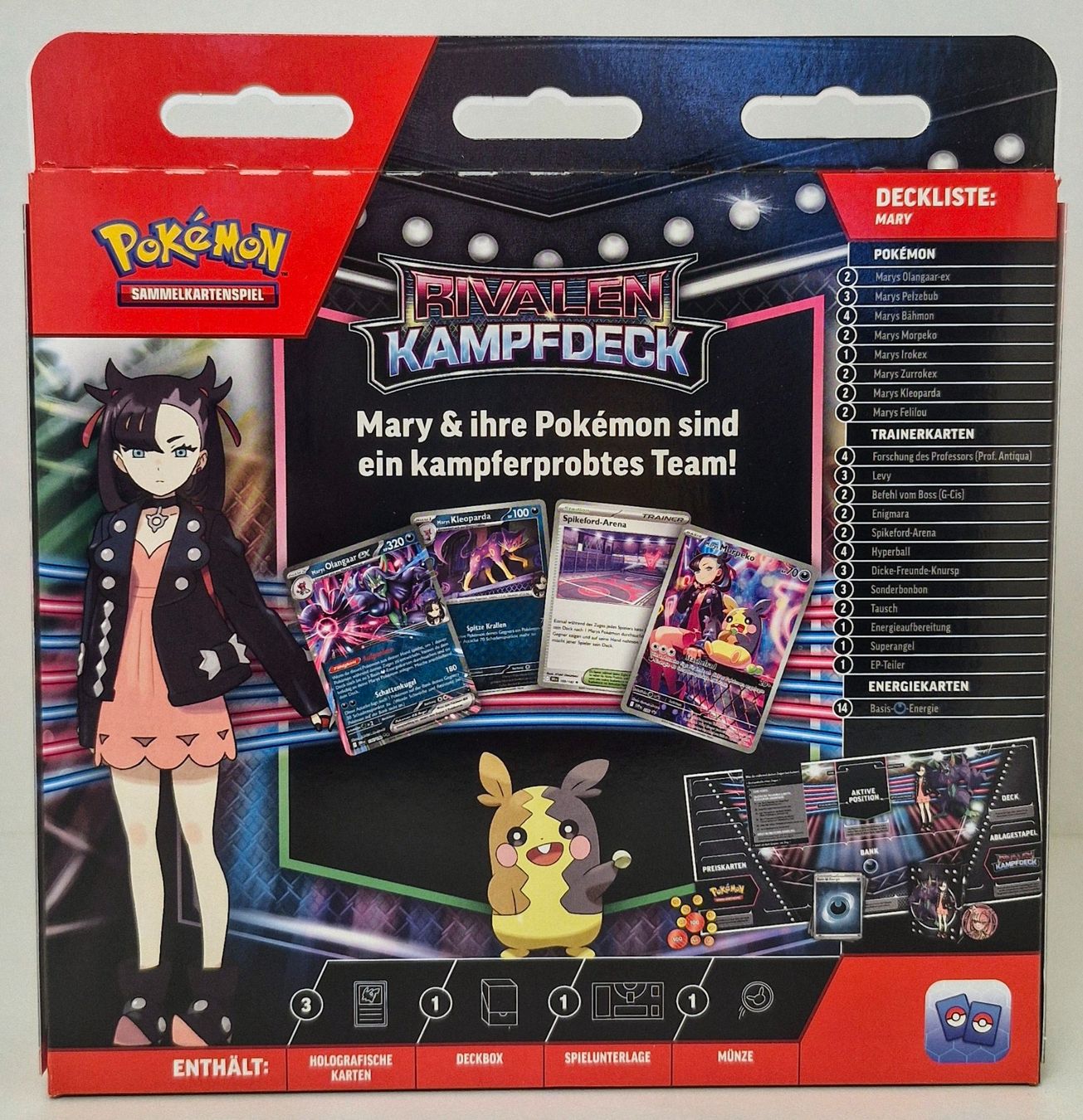 Pokémon Sammelbilder & Trading cards: Marys Morpeko Rivalen Kampfdeck – Neu und originalverpackt aus Arni AG von PokemonCardsStore 1