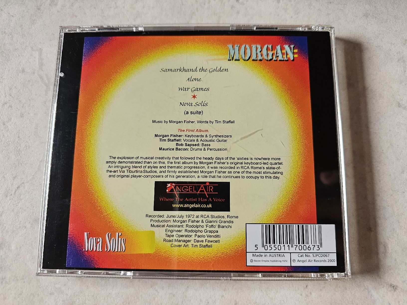 CD: Morgan  -  Nova Solis  /  (Prog Rock) – Usato da Schneisingen venduto da backstore24 1