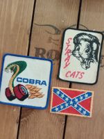 Cooles Set: 3 Vintage Aufnäher, Patches, Top Zustand!