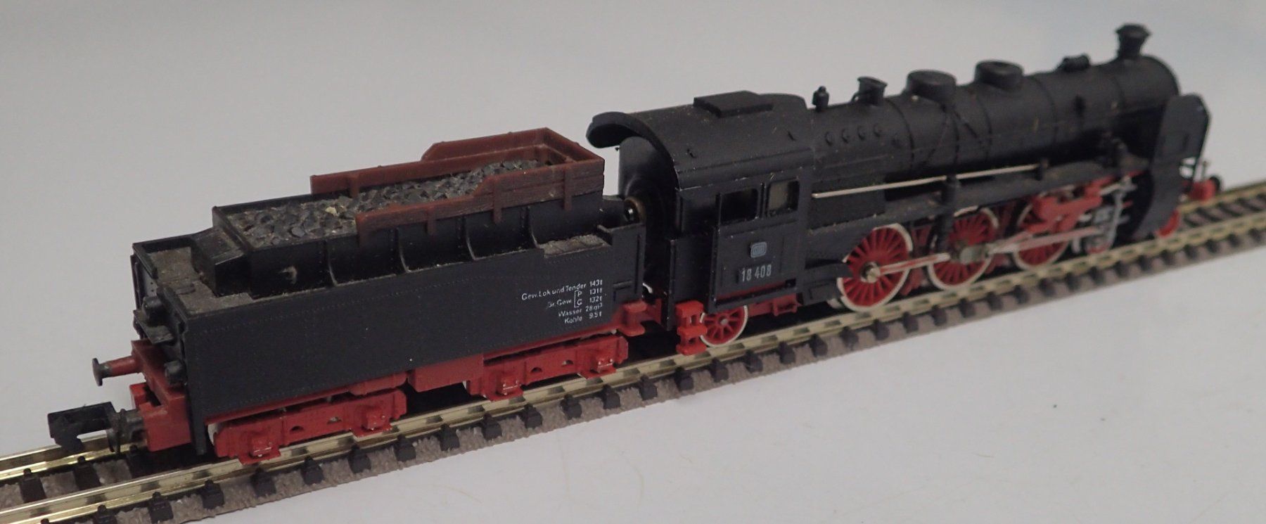 Arnold Modellini di ferrovie: Arnold N - DB Schwarze Dampflok "Pacific" Nr 18 408 – Usato da Lausanne venduto da Biquette6 3