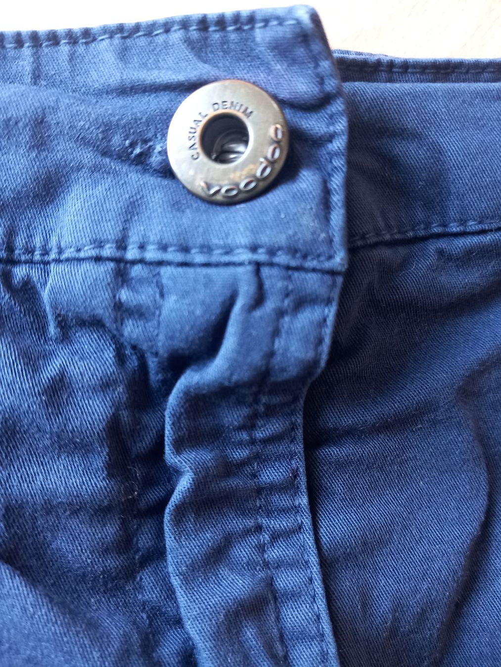 Röcke: Jupe bleu en coton VOODOO Taille 40 – Gebraucht aus Faoug von per_kp6r 2