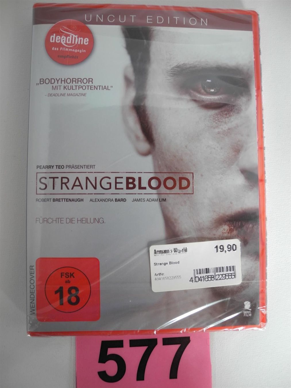 Alle DVDs: DVD Strange Blood, Nr. 577 – Neu und originalverpackt aus Kottwil von Crazyrolf