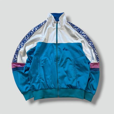Asics vintage colourful 90s track jacket