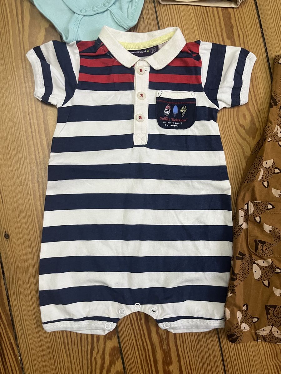 Pagliaccetti: Baby Romper Bundle - Sizes 6-9 Months - Summer Styles – Nuovo e nell'imballaggio originale da Basel venduto da 550_ckp6 2