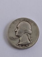 Quarter Dollar Jg. 1945