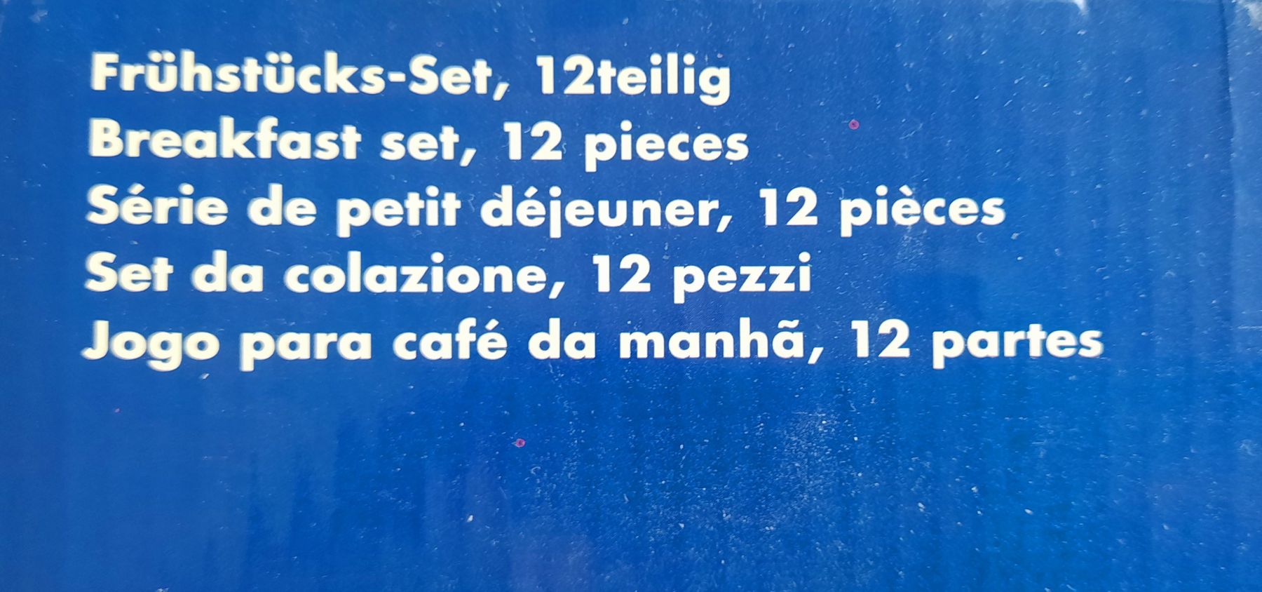 Services de table: Frühstücksset 12 teiliges – Neuf avec emballage d'origine à Rotkreuz par schweizerin72 1
