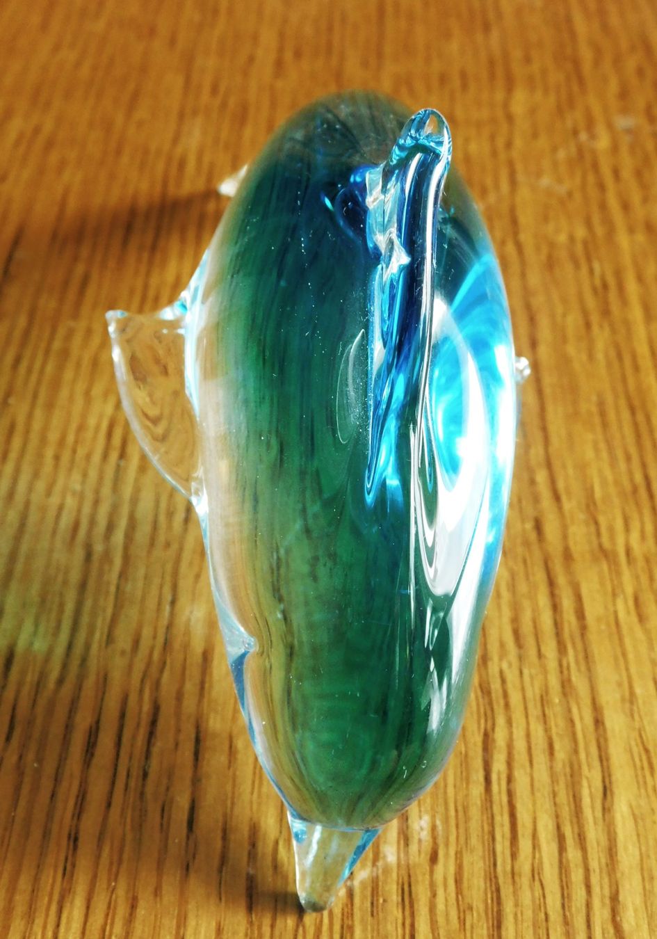 Sculture & Statue: Skulptur Glas Blue Dolphin Kristall 2000er – Usato da Emmenbrücke venduto da Ulisse-22 1