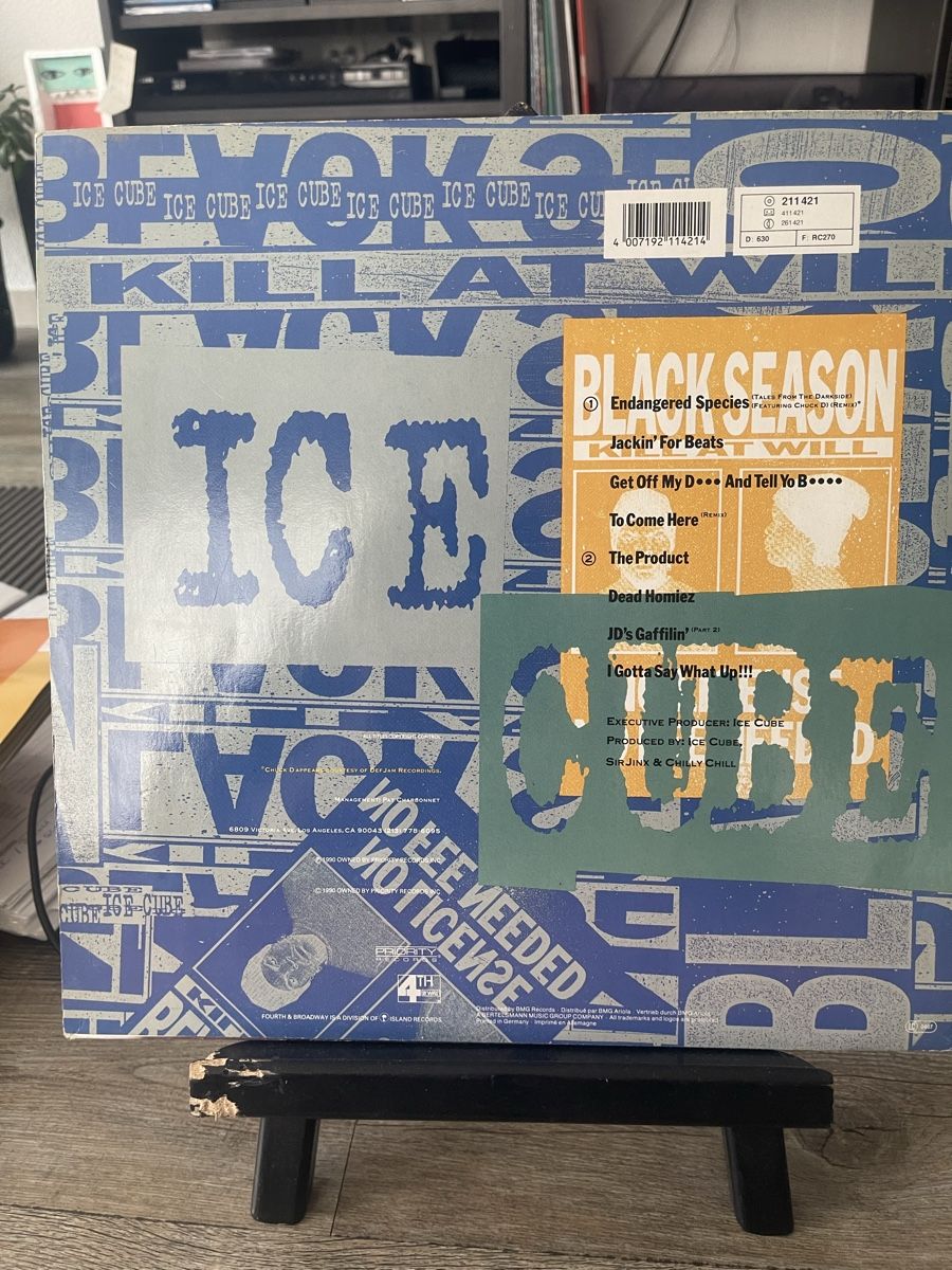 Dischi in vinile: Ice Cube / Kill at Will – Usato da Dagmersellen venduto da stonefinger 1